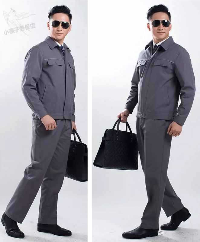 Quần áo bảo hộ dài tay phù hợp với bông dày tài sản kỹ thuật bảo trì lao động bảo hiểm quần áo thoáng khí chống tĩnh điện tùy chỉnh