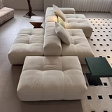 Кремовый модуль, диван, ткань, вилла, французский стиль