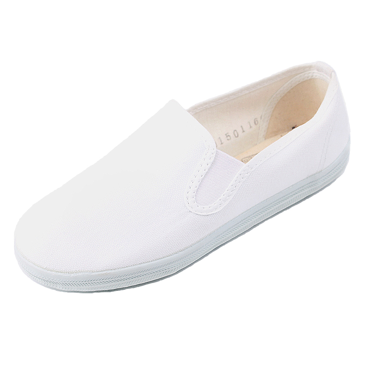 Guotu white gym shoes men's and women's morning training shoes tennis shoes food workshop work shoes non-slip martial arts training shoes