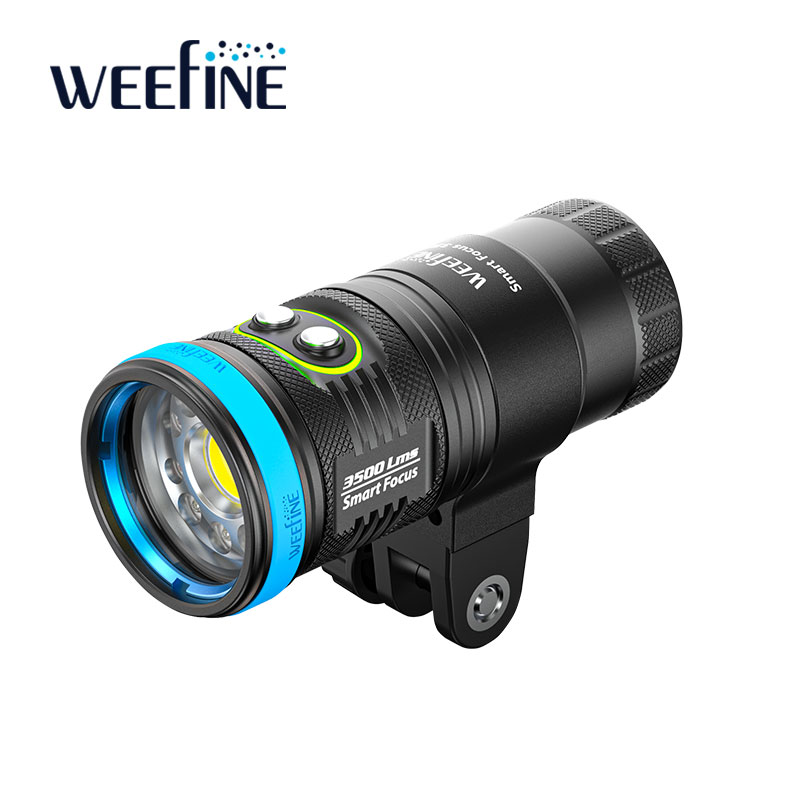 Weefine Floodlight Underwater Photography Light smart Focus 3500 Flow Miner Professional waterproof diving Tonic Light-Taobao