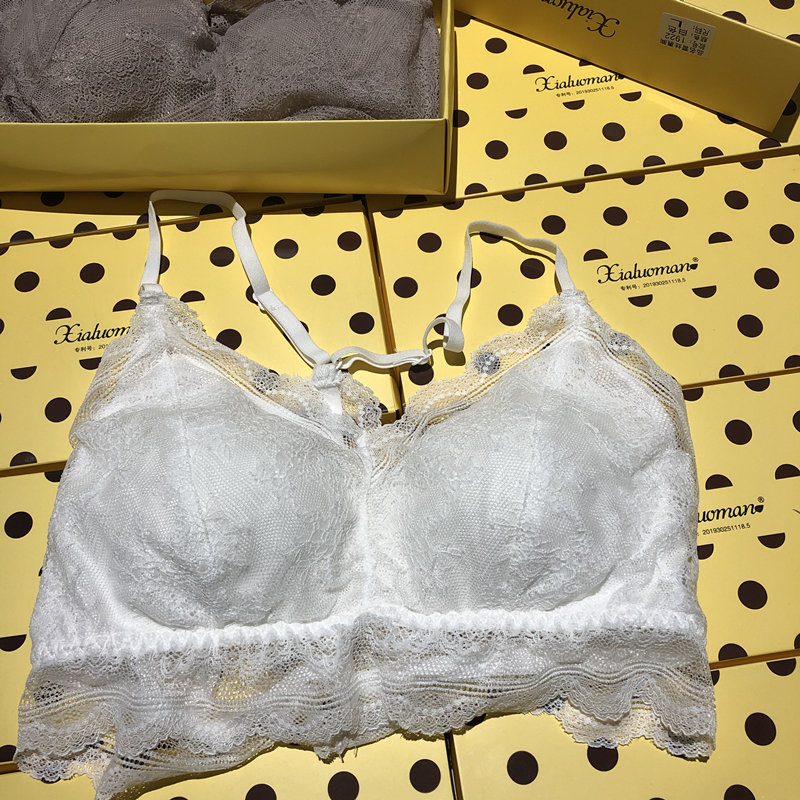 Maple Xin 1922 Composite fabric Xin lingerie Lace Beauty Back without steel ring adjustable Sexy beating bottom female