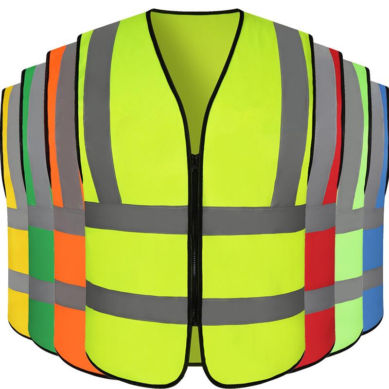 Night clothes clothing children's reflective safety clothing construction site outdoor work night vest red vest