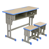 School desks and chairs primary and secondary school students desks factory direct sales can lift training class tutoring class children learning home