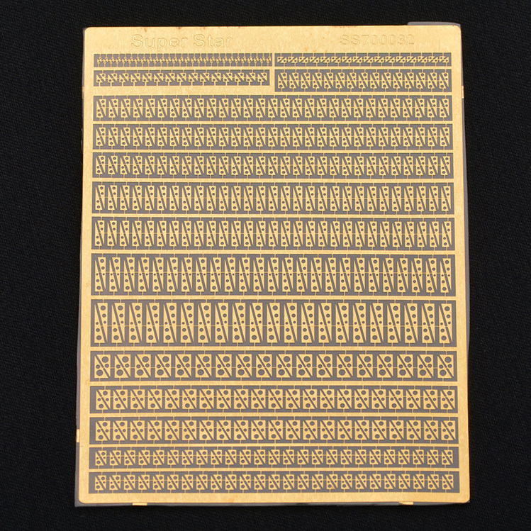 SSMODEL SS700032 1 700 triangle plate hollow ship model with hole detail modification etching piece