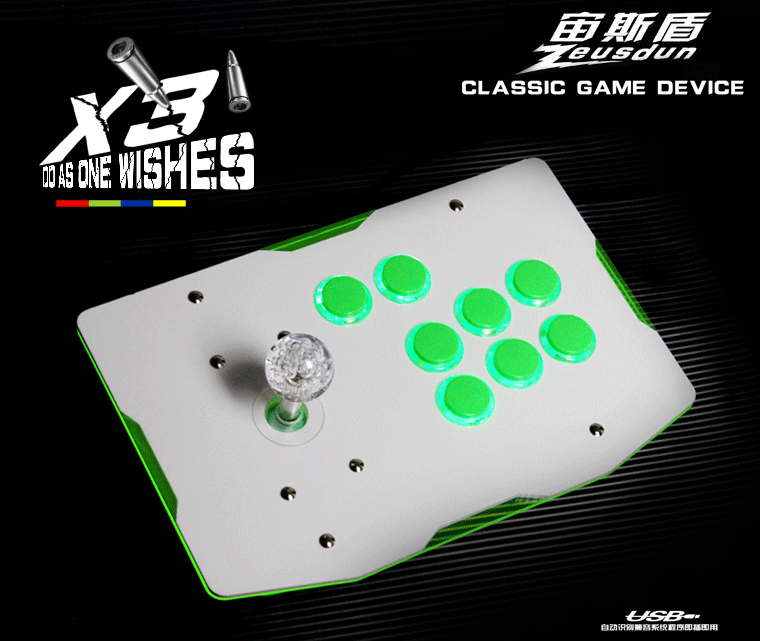 RS mô hình không có sự chậm trễ trò chơi máy tính arcade rocker ba và 9798 USB chiến đấu điều khiển xử lý Aegis tay cầm dualshock 4