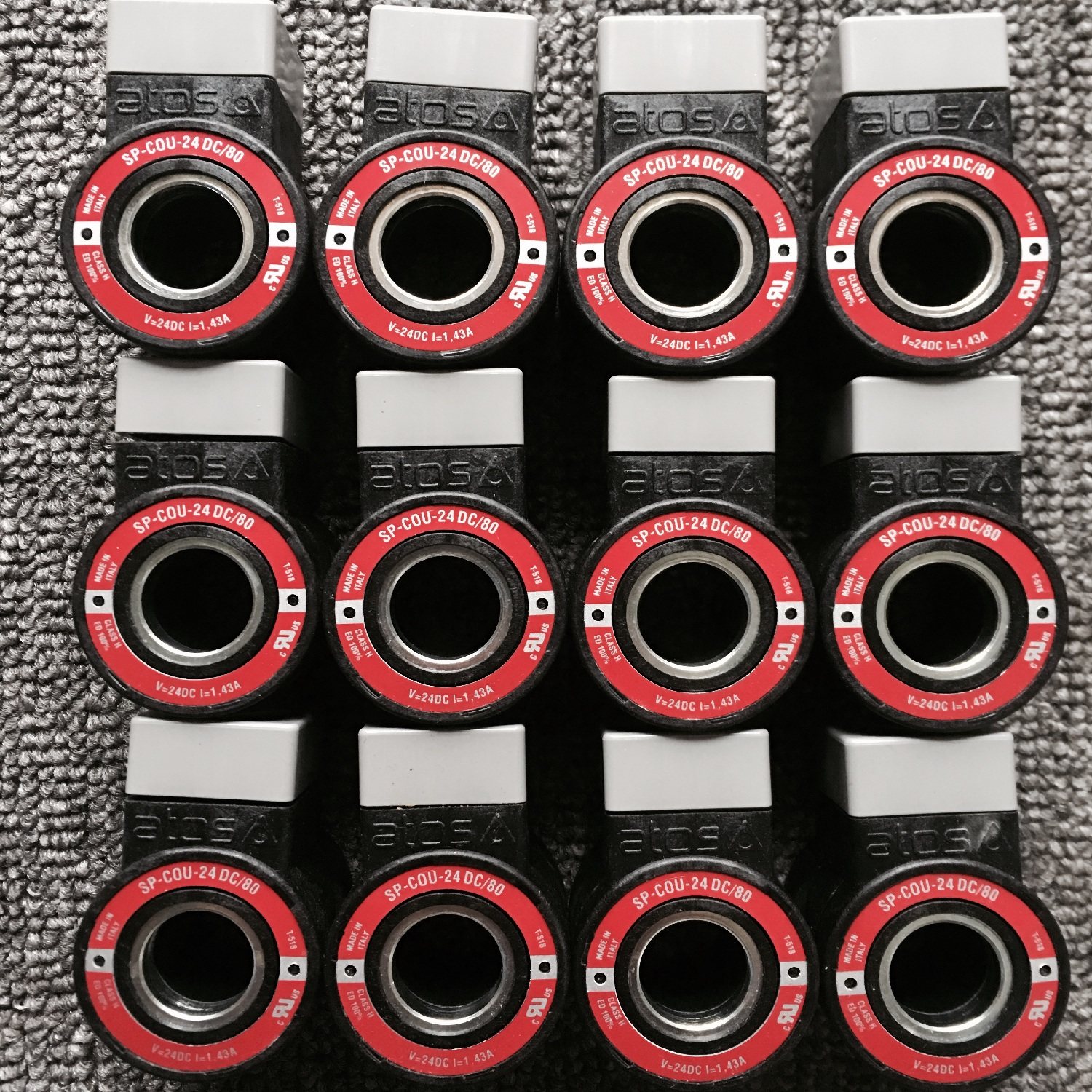 Italian Athos ATOS solenoid valve coil SP-COU-24DC 80 plug type electromagnet original accessories