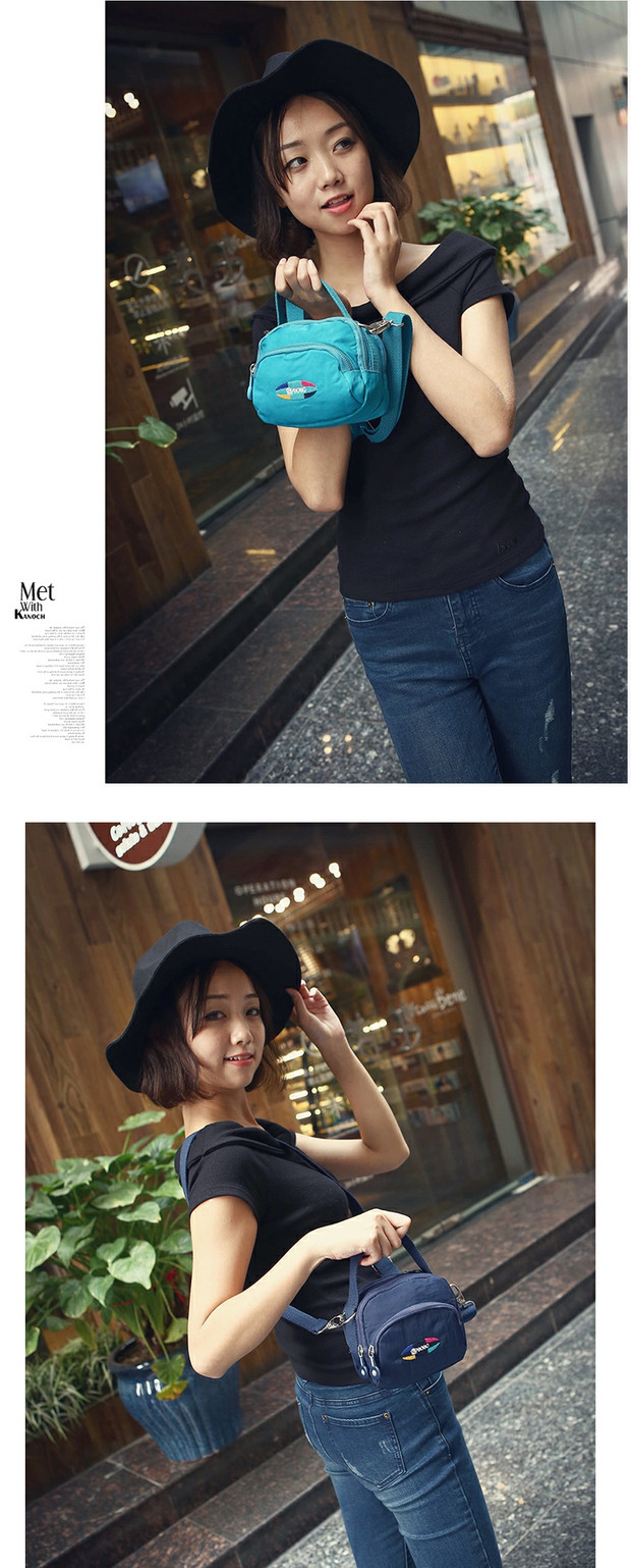 Túi xách mini mùa xuân túi chéo phiên bản thông thường của Hàn Quốc đeo vai Oxford túi vải nylon nữ túi nhỏ 6642 túi đeo chéo nữ hàng hiệu