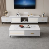 Рока на доске журнальный столик телевизионный шкаф Комбинация современная минималистская гостиная Домохозяйственная телескопическая посадочная шкаф 2024 Новый телевизионный шкаф