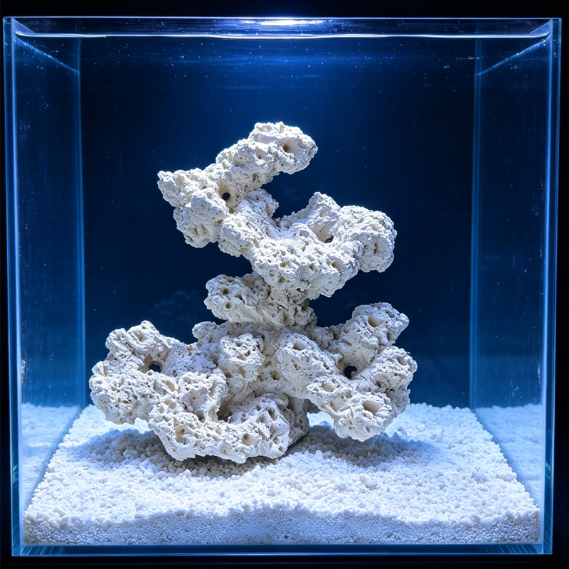 Coral Sea Tank Natural Landscaping Ceramic Dead Stone Permeable Bacteria-Supporting Clownfish Tank Fot Marine Fish Coral Base Ornament Coral Sea Tank Natural Landscaping Ceramic Dead Stone Permeable Bacteria-Supporting Clownfish Tank Fot Marine Fish Coral Base Ornament