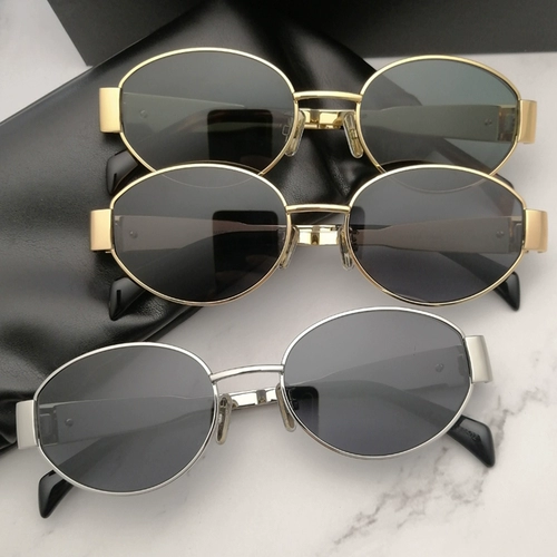 Ретро металлические солнцезащитные очки, коллекция 2023