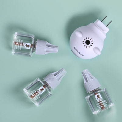 小白熊电热蚊香液婴儿儿童专用无味孕妇家用宝宝驱蚊液插电灭蚊液