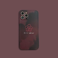 [油画小红花 iPhone11手机壳pro max苹果12新款软壳x/xs女xr个性创意8plus全包硅胶7p防摔mini复古文艺se小众]