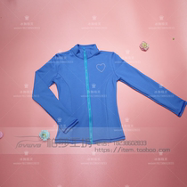 Ice dance genre children figure skating to serve adult performance clothes training to wear blue blouses D359