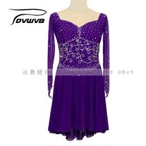 Ice dance elves custom figure skating costumes figure skating performance clothes children adult womens dress D254