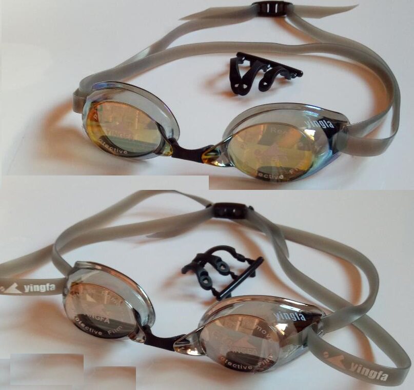 English Hair Adults Children's Anti-Fog Coating Competition Section Y 330 M Waterproof Swimming Goggles Detachable Glue