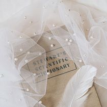 ins Wind Pearl gauze Net red room decorations white cloth pendulum photo photo background cloth nail art shooting props