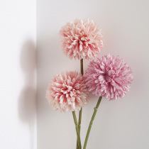 ins Wind ball chrysanthemum simulation Flower Net red room decorations pose photo props photography background cute girl