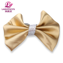 Lanjas banquet business European French cloth napkin scarf Western napkin bright gold can be customized