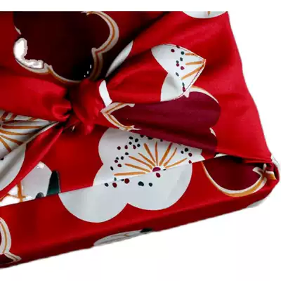 和風風呂敷紅茶花喜慶包裹布伴手禮中秋節月餅包裝禮盒包袱皮70cm