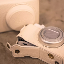 Leather camera bag base protective cover Canon Sony camera accessories high-end camera a7m4 R6 R7 R8
