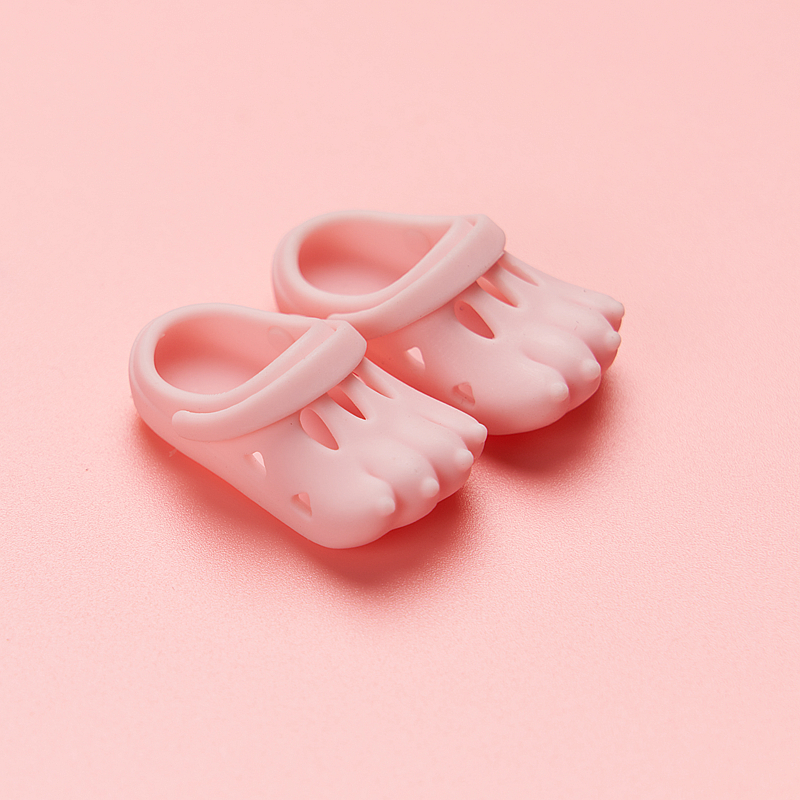 Soft glue hole shoes stepping on shit paw shoes ob22ob24ob26 molly small cloth blythe baby shoes