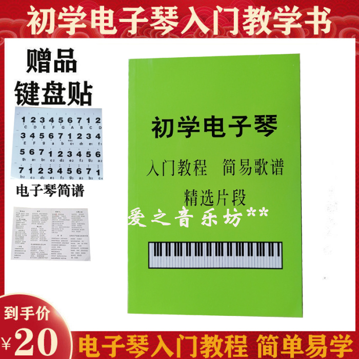 Small Angel Electronic Organ Recipes For Adults Beginnics Introductory Electronic Organ Simple Song Score Sheet Music Score