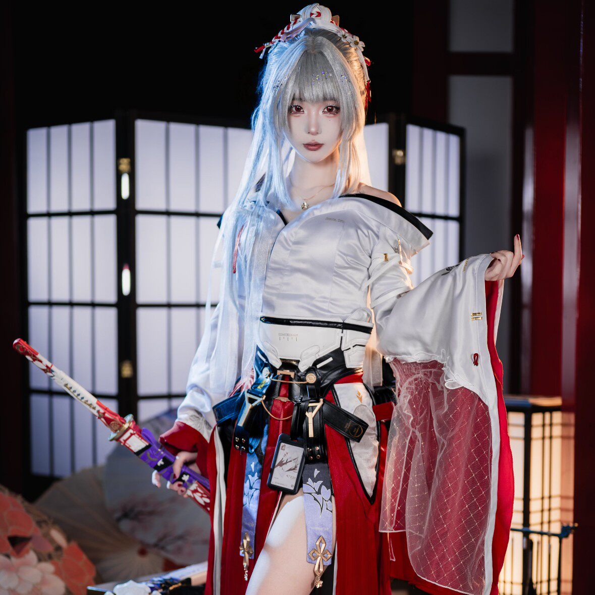 绯雪cos服鸣潮cosplay同款，漫展穿出少女感_Cosplay女装_淘宝游戏网
