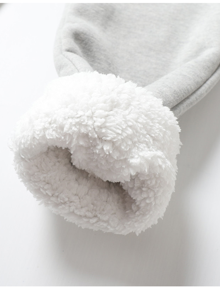 Quần bó sát cashmere nữ mùa thu và mùa đông siêu dày cộng với chân nhung quần ống rộng rộng quần dài sinh viên quần ấm Quần ngụy trang nữ mùa hè