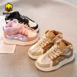 芭芭鸭 Детские туфли для мальчиков, комплект, зимняя удерживающая тепло спортивная обувь