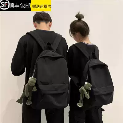 2021 new schoolbag female Korean version of Harajuku ulzzang junior high school students large capacity fashion Men's shoulder bag tide