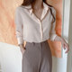 ເສື້ອ chiffon ກະທັດຮັດແລະ stylish, ເສື້ອທີ່ງ່າຍດາຍ