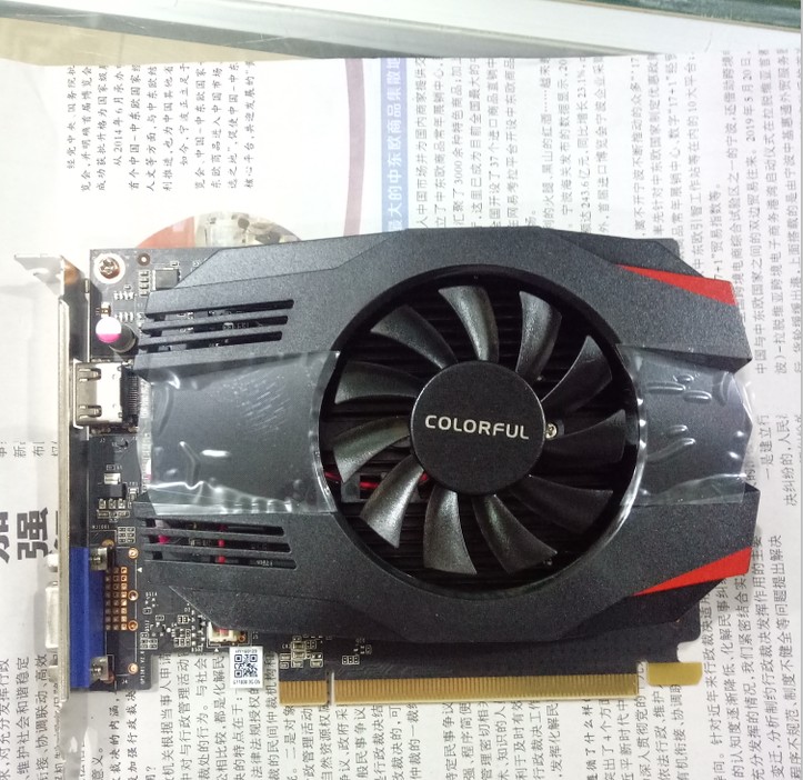 19 years factory almost brand new graphics card Seven Rainbow GT1030 gold version 2GD5 with VGA game
