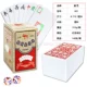 Solitaire chơi mạt chược thẻ nhựa PVC hai mặt mờ nhựa du lịch nhỏ cầm tay giấy chống thấm mạt chược. - Các lớp học Mạt chược / Cờ vua / giáo dục