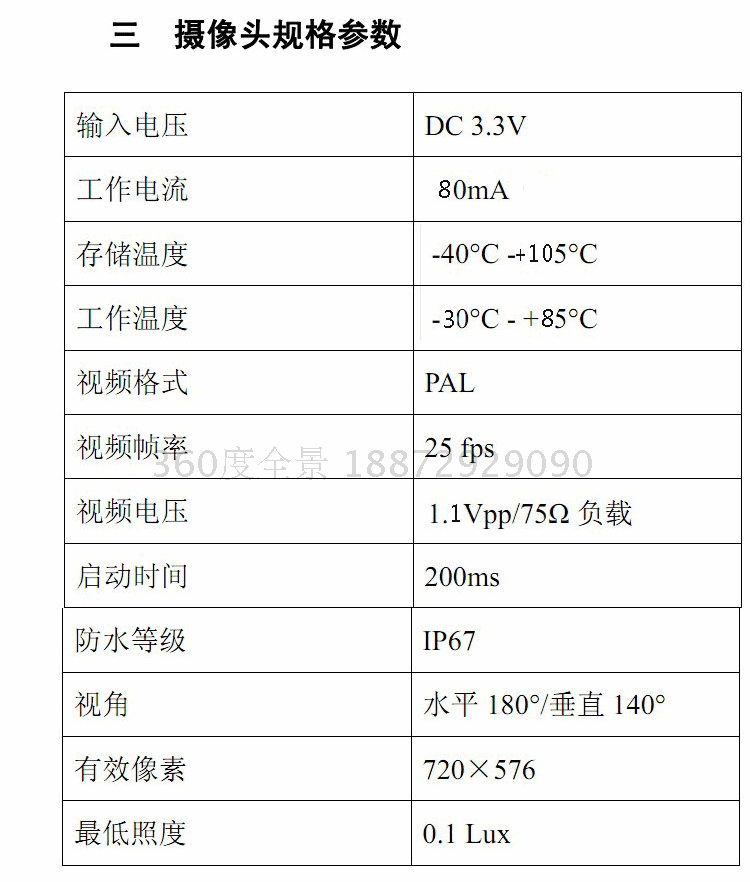  产品参数2