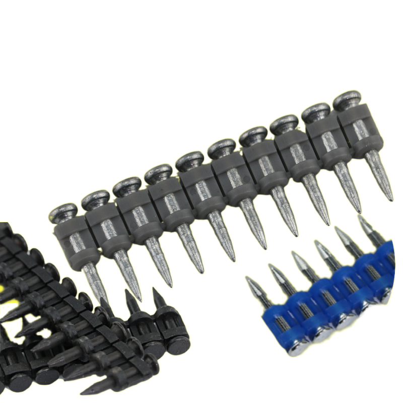 Gas nail cement nail high strength continuous firing nail black gun nail plastic row nail blue dawas nail bull