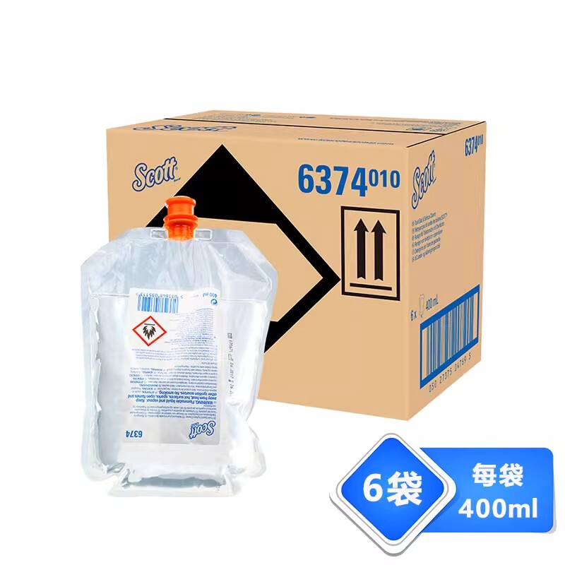 Kimberly-Clark Toilet Seat Disinfectant, Sterilization, Deodorization and Cleaning 400ml*6 Bags/Box Toilet Disinfectant 6374