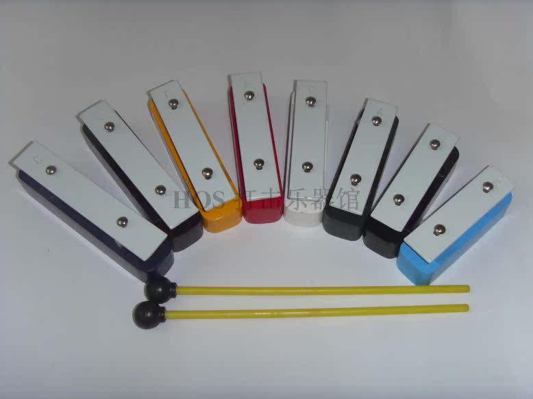 0311 đồ chơi giáo dục mầm non / bộ gõ / Orff xylophone / đồ dùng dạy học cho phụ huynh / đàn piano 8 âm thanh - Đồ chơi nhạc cụ cho trẻ em cây đàn đồ chơi