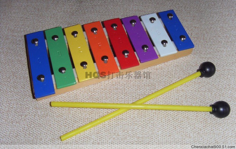 Orff xylophone / bộ gõ / đồ chơi giáo dục mầm non / gõ piano / đàn piano nhôm 8 âm thanh 0329 - Đồ chơi nhạc cụ cho trẻ em dụng cụ âm nhạc cho trẻ mầm non