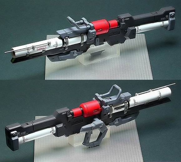 159 (1:100 Scale) Multi-Purpose Beam Cannon Federal Army Ms Extended Version Resin White Model Kit