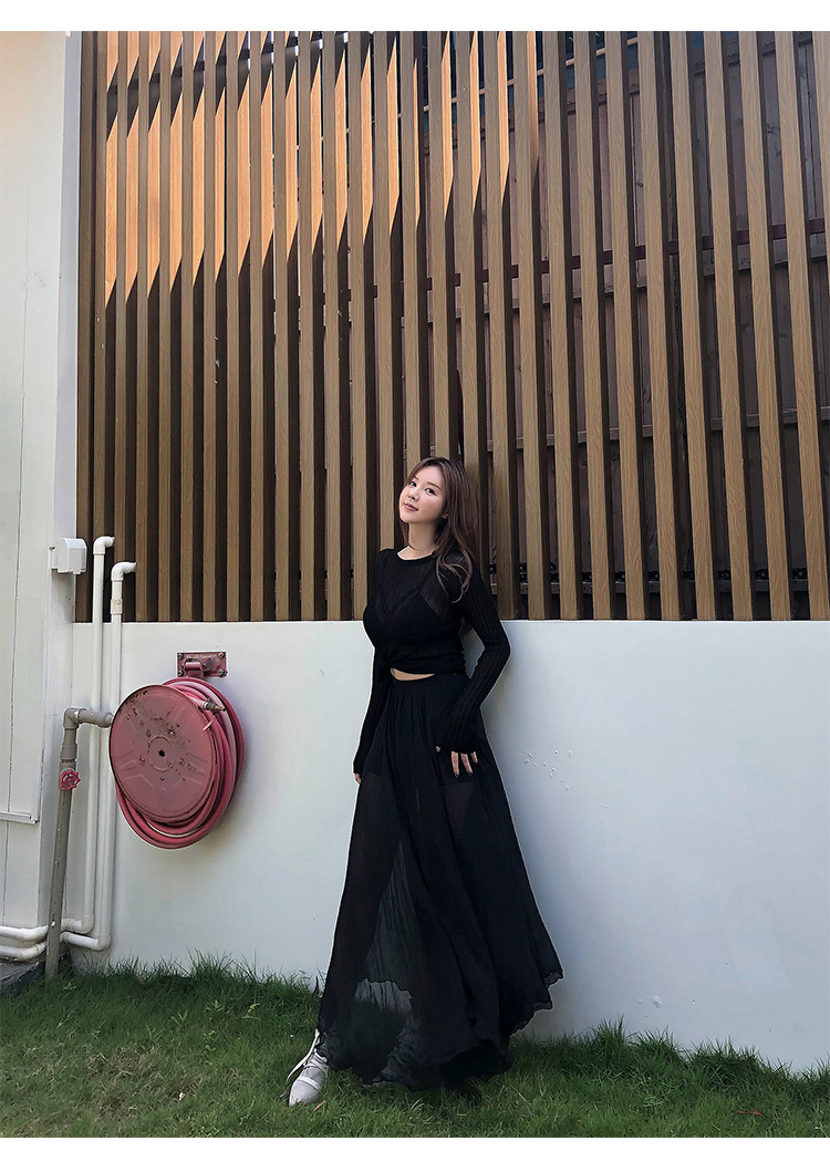 Mayz dệt kim phụ nữ 2018 mùa thu mới mỏng vòng cổ cao cổ rắn màu áo sơ mi mỏng áo dài tay áo mỏng hàng đầu áo khoác cardigan nữ
