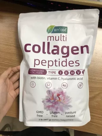 Microingredients Multi-Collagen Powder 2 Lbs Collagen Peptide Powder Ketogenic New Version