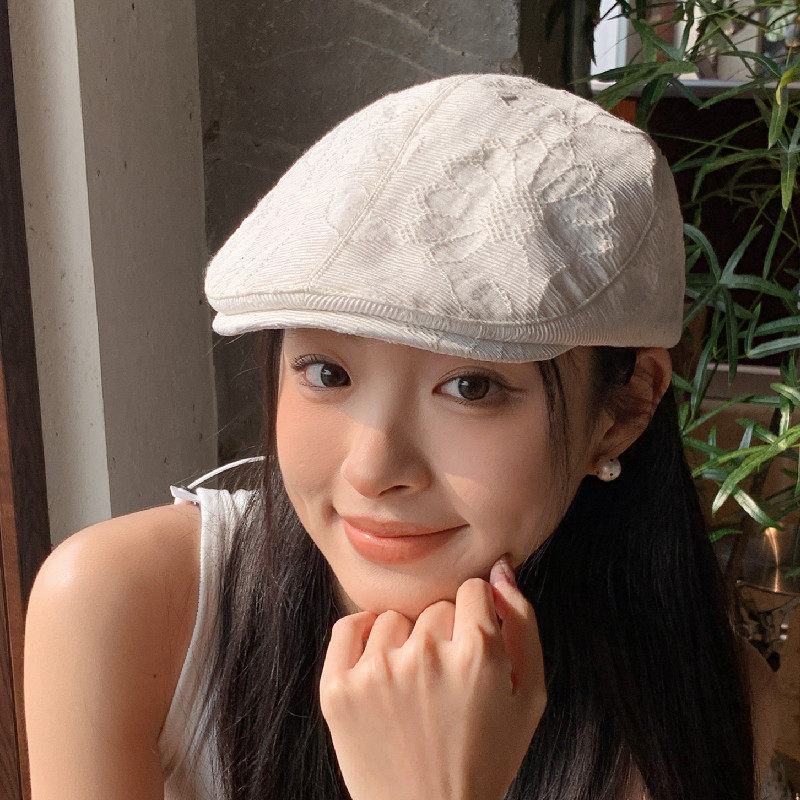 新款国风提花时尚精致感前进帽男女透气优雅百搭高街风复古鸭舌帽-阿里巴巴