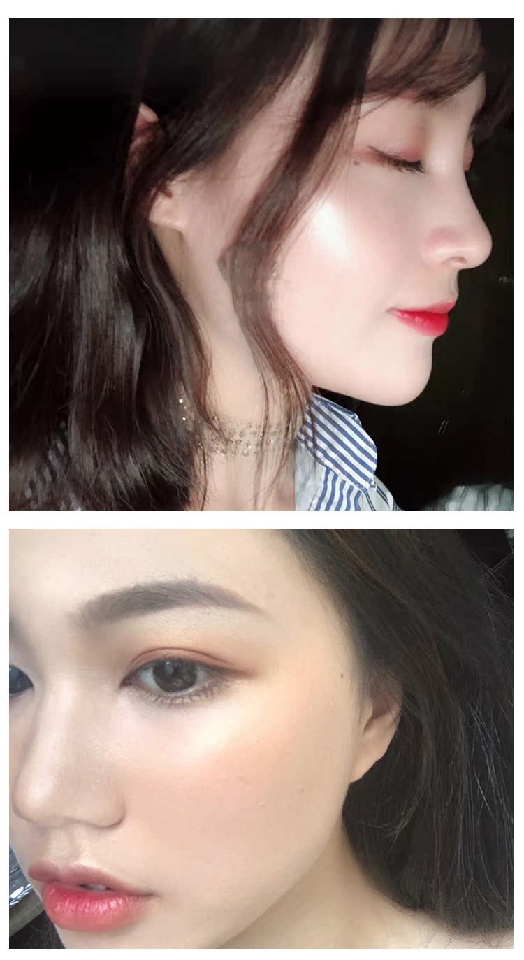 Zhang Yihan với khay bột có độ bóng cao MUA của Anh để làm sáng thanh công suất sửa chữa ba chiều nữ PK107 thay vì ánh sáng phân cực bắt sáng