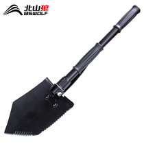 Beishanwolf new thickened integral heat treatment straight handle large sapper shovel BSW-PJ083