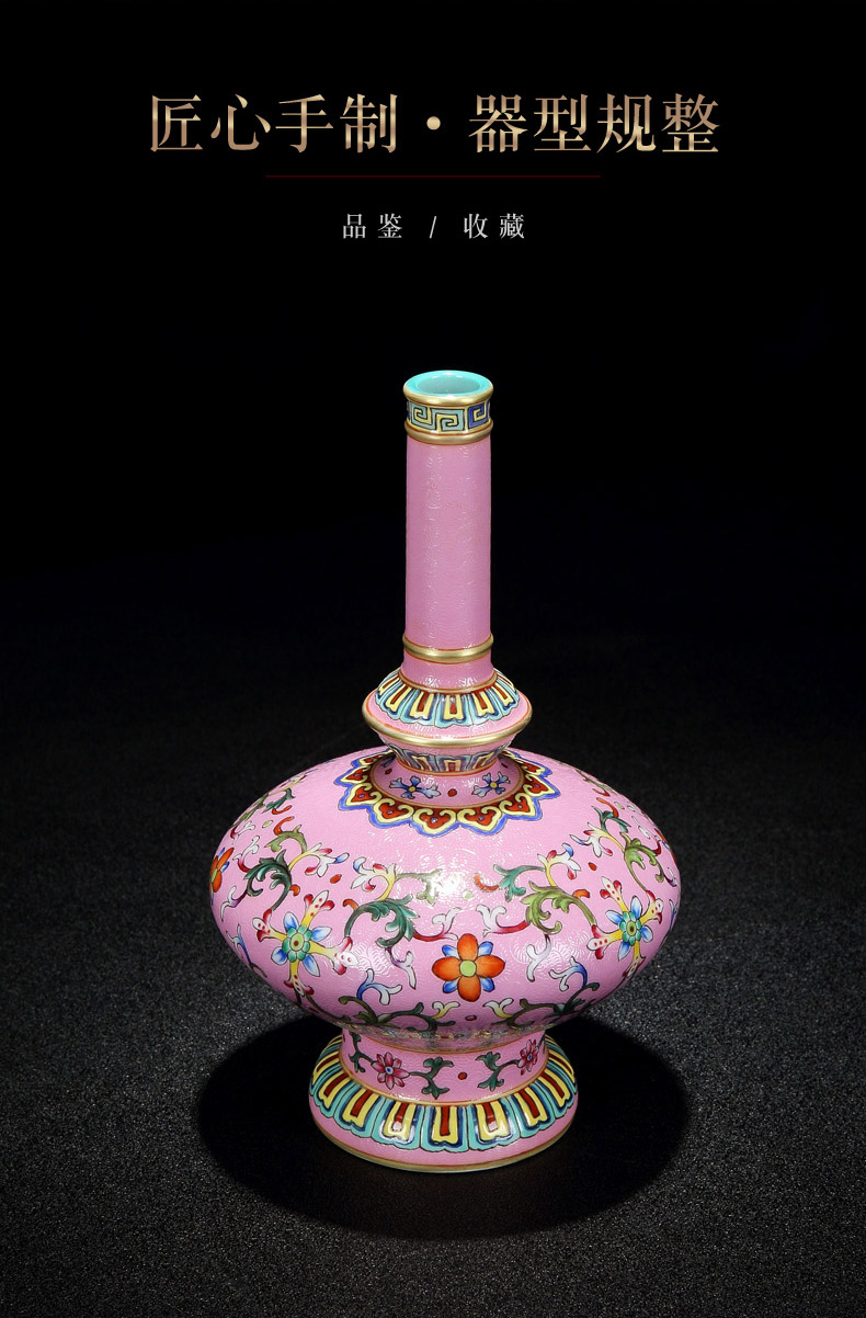 Imitation Ming and the qing broke furnishing articles of jingdezhen porcelain enamel colored enamel based holders of picking a
