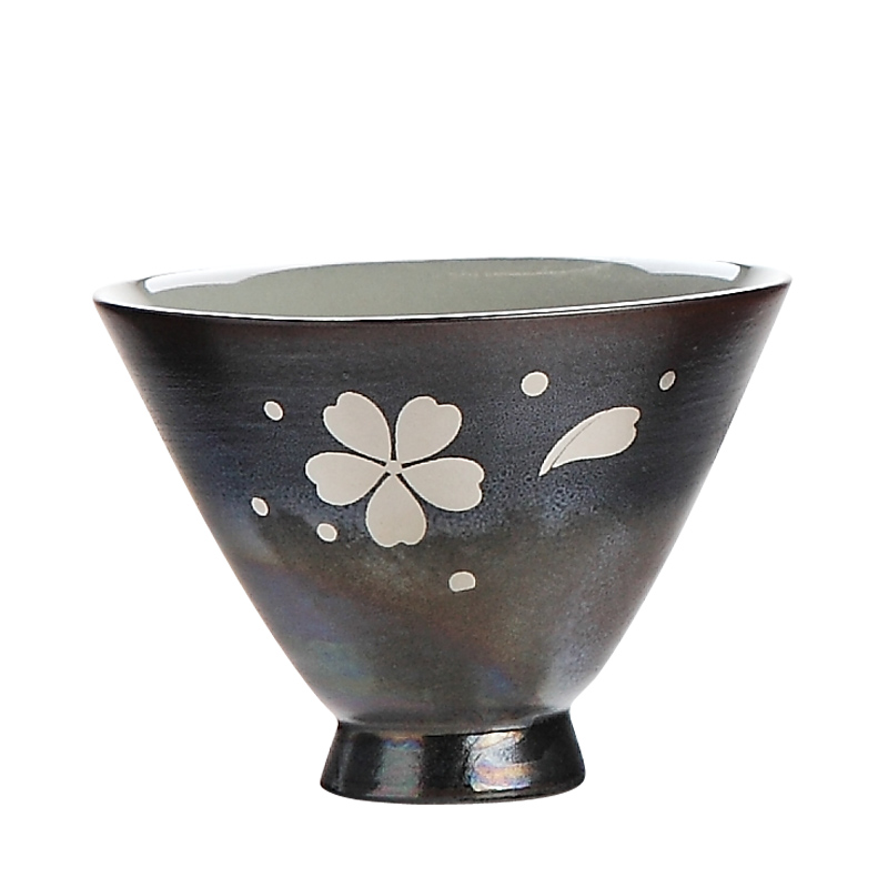 DH archaize of jingdezhen ceramic up sample tea cup kung fu masters cup single trace silver cups a cup cup