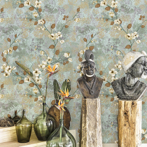 York American Fields Garden Neoclassical Pure Paper Wall Paper Cozy Bedroom Living Room TV Background Wall Wallpaper