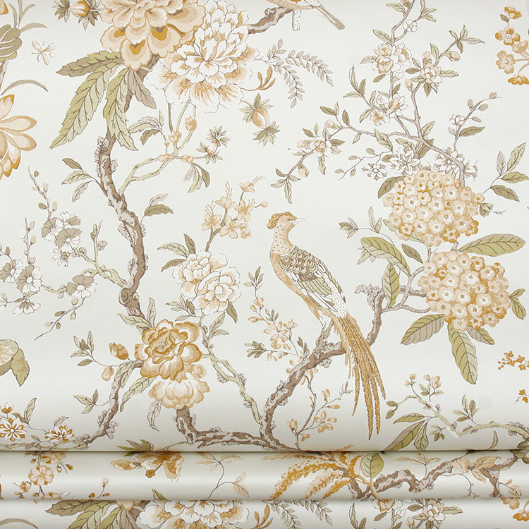 First-line design High eco-friendly wallpaper American Country European style Classical Bedroom Living Room Bookroom Wallpaper A15