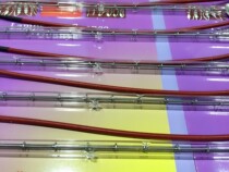 3KW600MM bottle blowing machine halogen heating tube near infrared heating lamp irlamp 3000W printing heating lamp