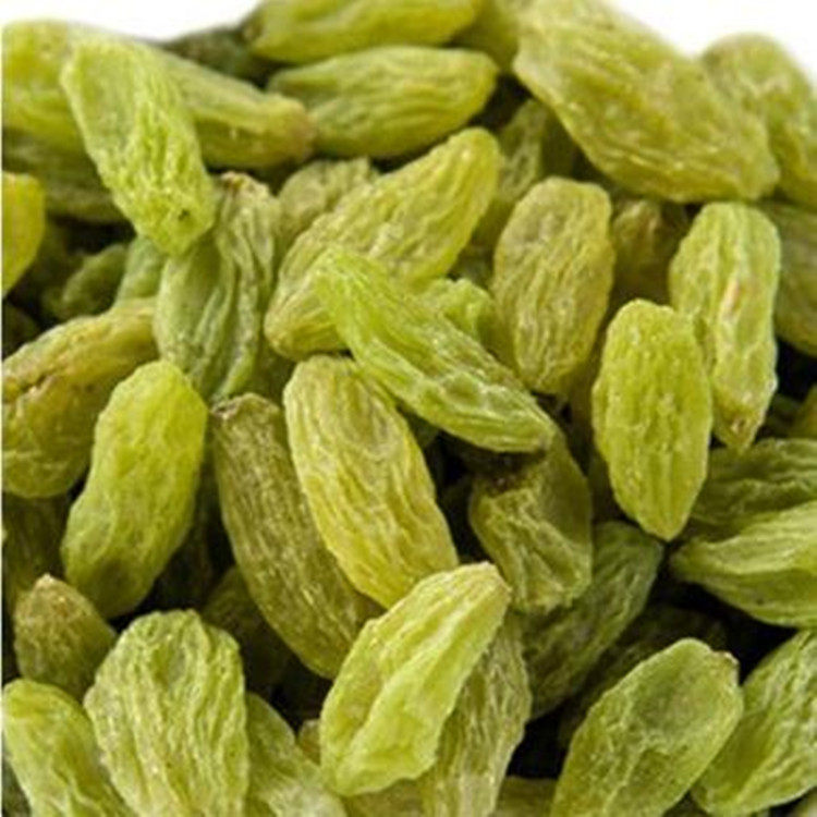 Roasted grass ice powder raisins seedless medium particles green raisins 5 kg 20 kg whole box of raisins